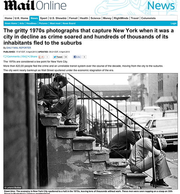 NYC 1970s - Daily Mail